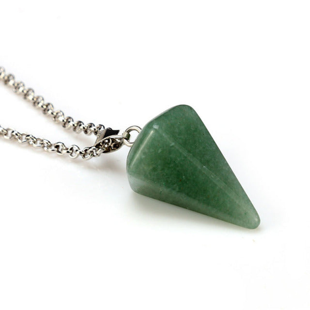 Natural Stone Pendant Necklace